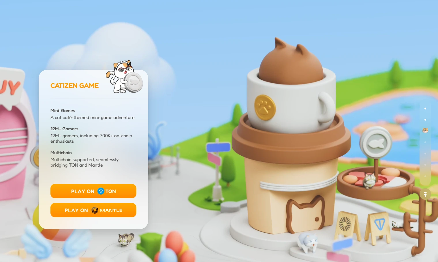 Catizen tap to earn game