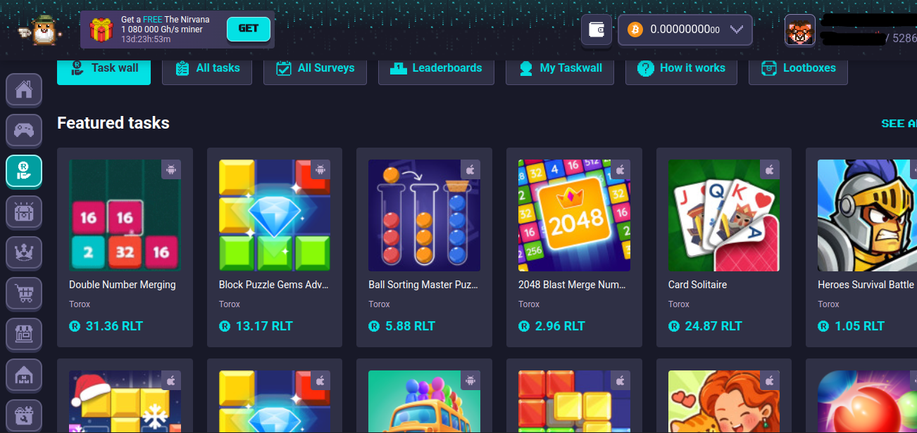 Rollercoin crypto mining