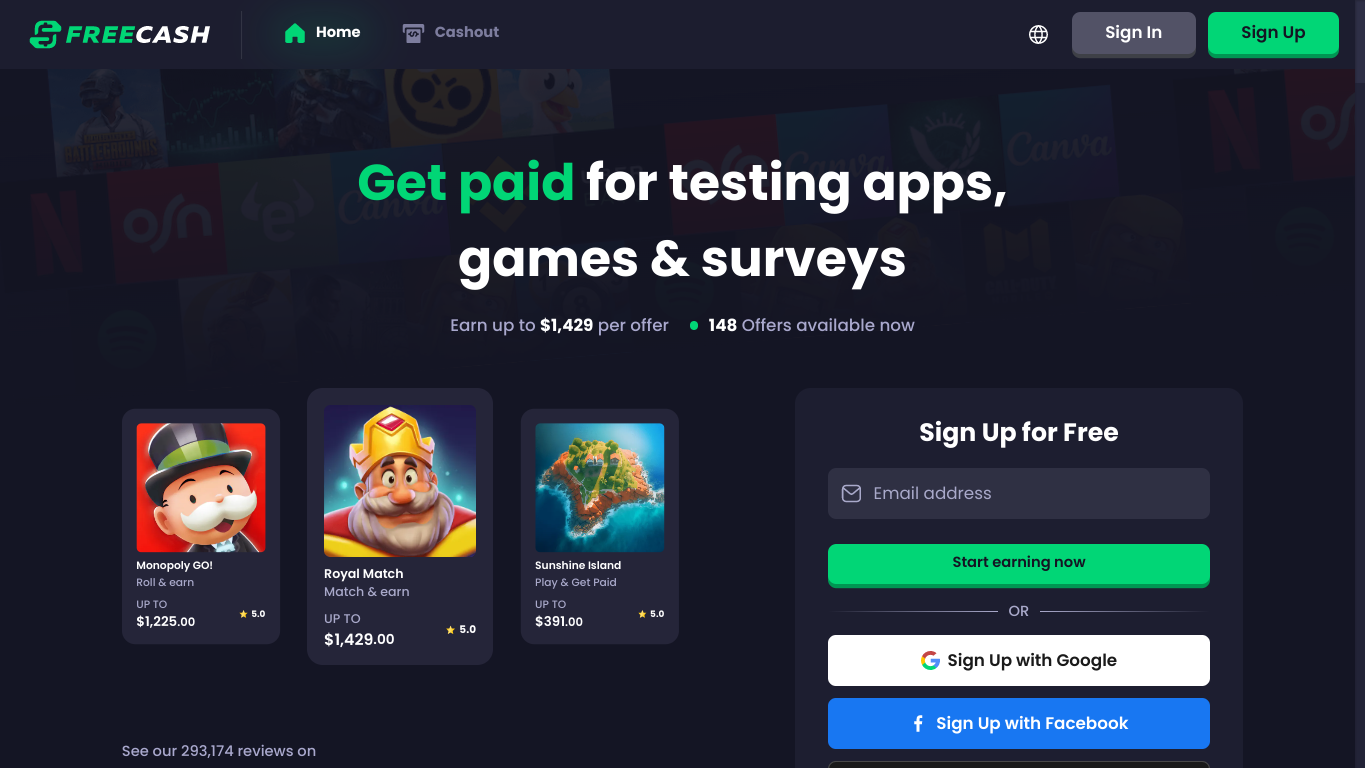 Freecash web3 faucet