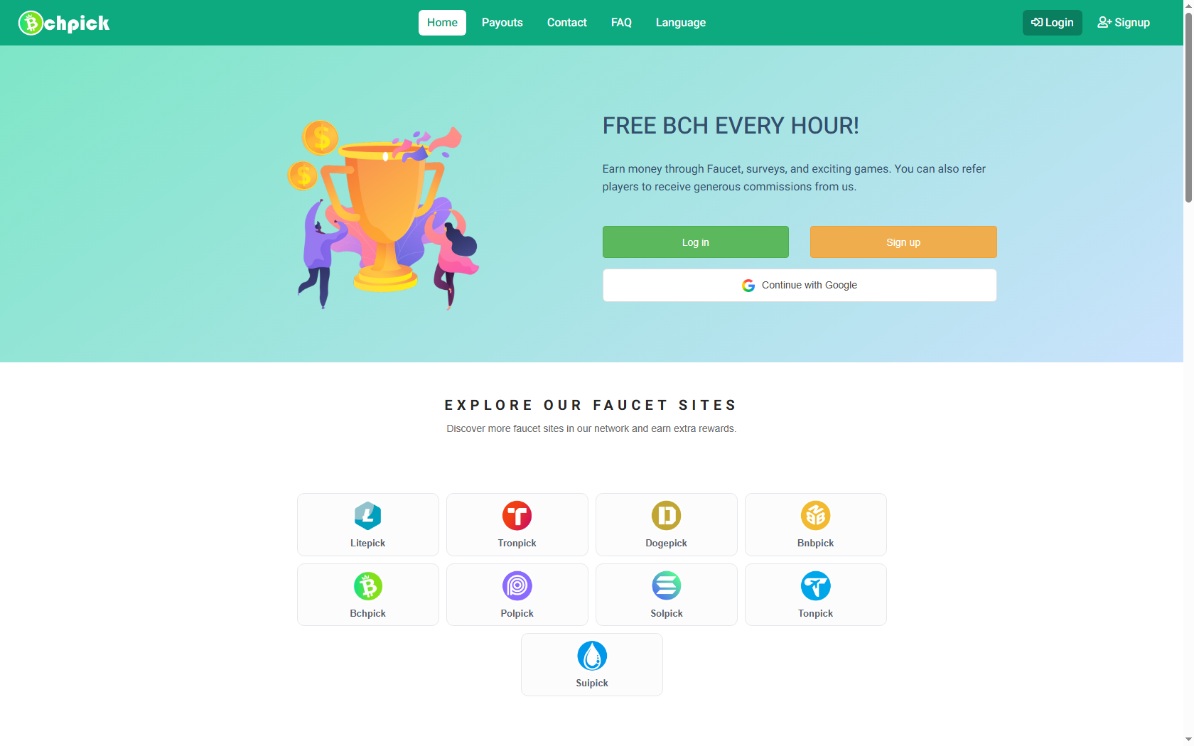 BCHPick Web3 faucet