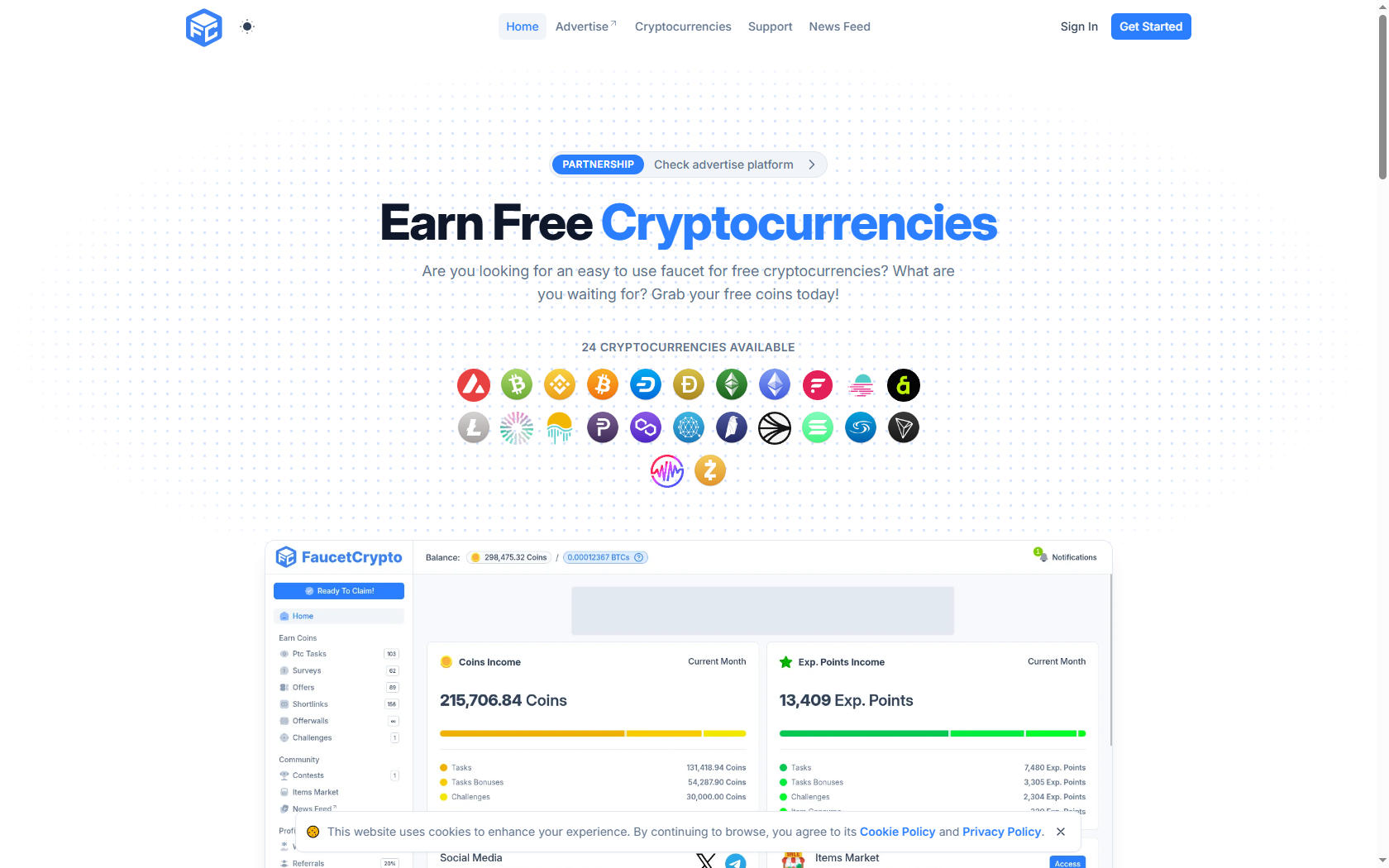 faucet crypto