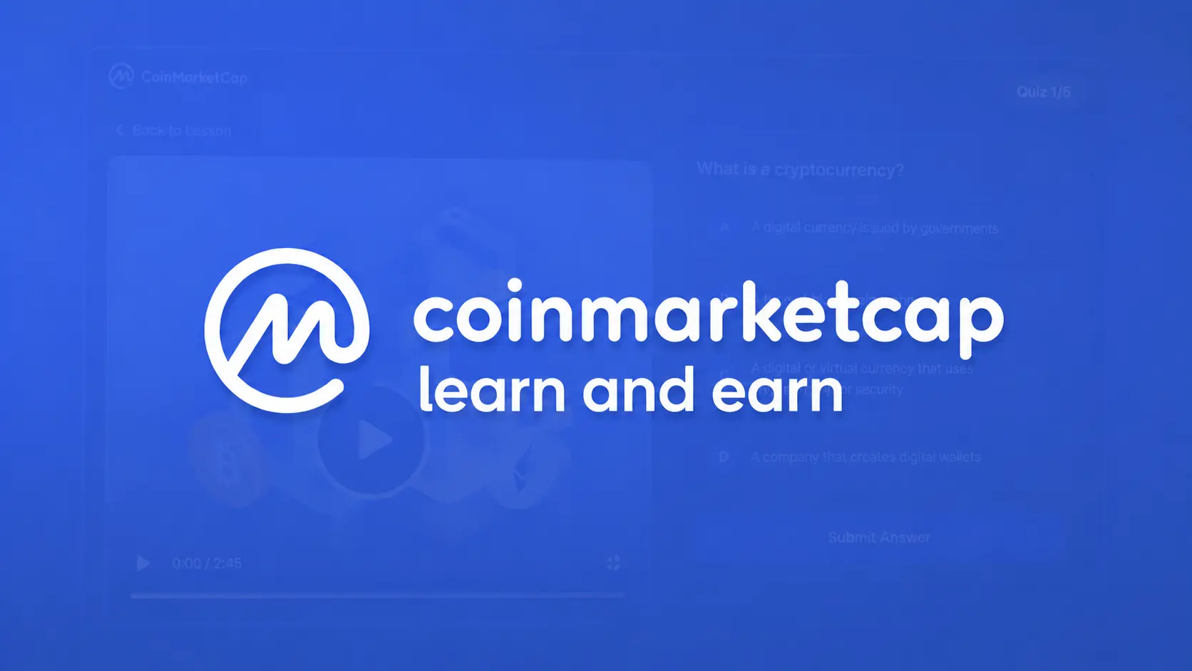 Coinmarketcap Learn and Earn